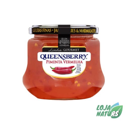 Geleia Agridoce Gourmet sabor Pimenta Vermelha 320g - Queensberry