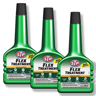 Aditivo Limpa Bicos Injetores para Motor FLEX TREATMENT  200ml STP 3 unidades em Oferta na Shopee