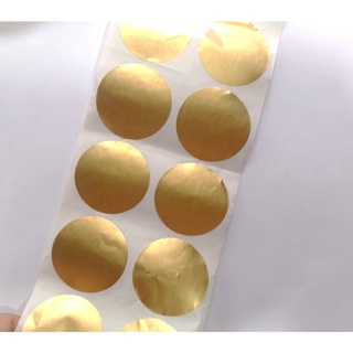 Etiqueta Dourada Fosca, Corte Liso 4,5 cm P/ Chancela Rolo 500 Unid em Oferta na Shopee