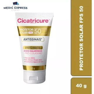 Protetor Solar Cicatricure Antissinais Fps 50 Efeito Matte Com 40g