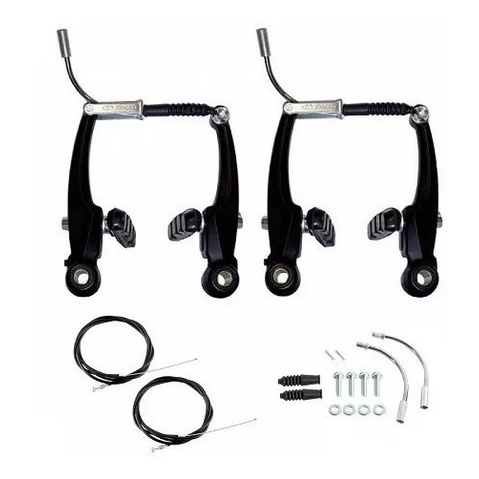 Freio V-brake Bicicleta Alumínio Logan C/ Cabos Mtb em Oferta na Shopee