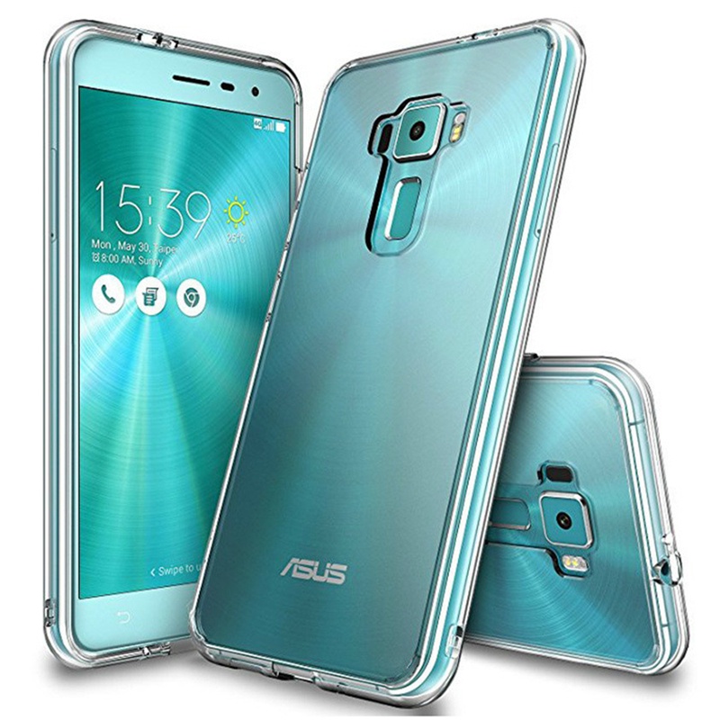 Para ASUS ZenFone 3 ZE552KL Z012DB Z012D Z012DA Z012DC Z012S Z012DE Borracha De Silicone Transparente E Fina , Resistente A Arranhões Capa De Geléia De CP Cristal Anti-Amarelamento