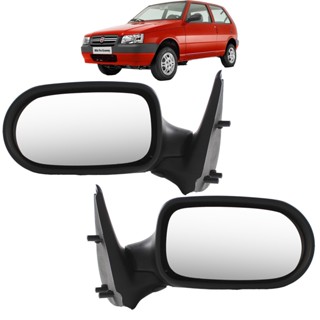 PAR Retrovisor Uno 4 Portas 2006 2007 08 09 10 Sem Controle