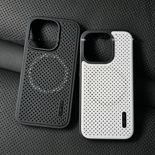 Iphone 14 13 12 15 Pro Máximo Radiante Graphene Magnético De Telefone Celular Capa Dura Anti-Queda Traseira