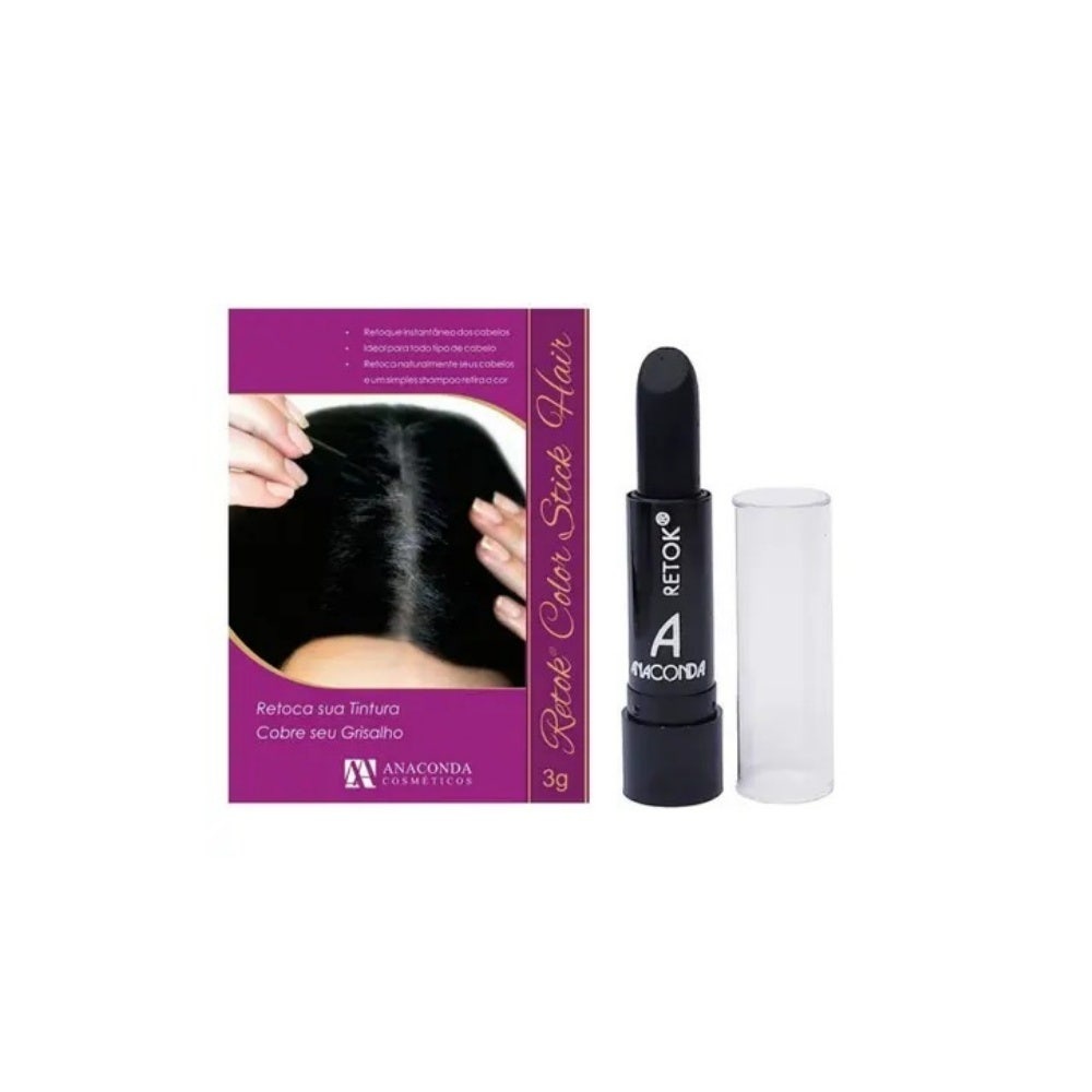 Hair Color Retok Anaconda Preto em Oferta na Shopee