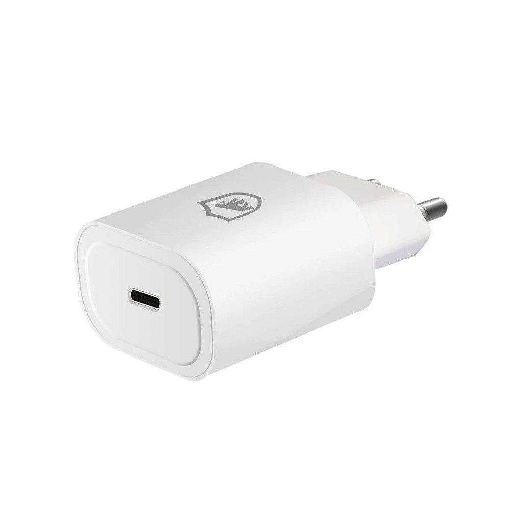 Carregador De Parede Turbo Ultra Rápido Universal Tipo C Qc 3.0 Certificado Anatel Branco - Gshield em Oferta na Shopee