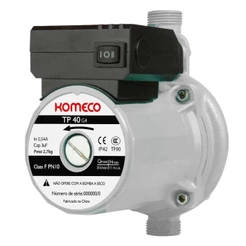 MiniBomba Pressurizadora de Água Komeco TP40 127V Ferro 120W