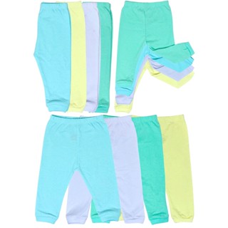 KIT COM 02 CALÇAS BEBE / MIJÃO BEBÊ / CULOTE MALHA LISO COM PUNHO 100% ALGODÃO