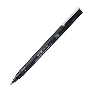 Caneta nankin Uni Pin Brush Preto Mitsubishi