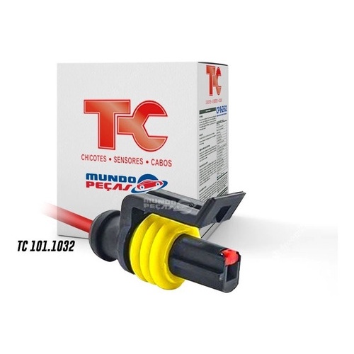 Chicote Plug Conector Cebolinha Óleo Corsa Celta Palio Uno