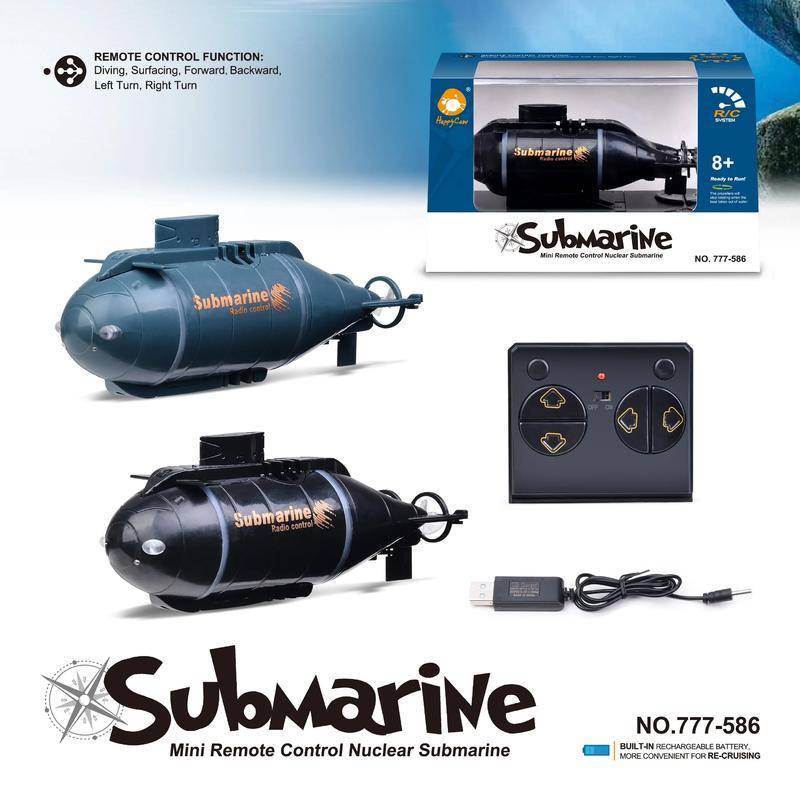 Liutong Mini Controle Remoto Sem Fio Submarino Navio Novo Brinquedo Único-Rc