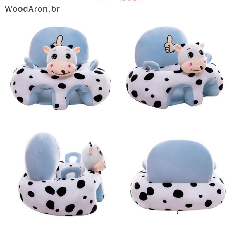 WoodAron Capa De Assento De Apoio Para Bebês Lavável Sem Berço De Enchimento Cadeira De Sofá br De Algodão