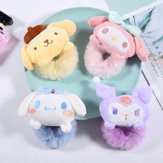 Sanrio Hair Accessory Headband , Laço De Cabelo De Pelúcia , Corda , Desenho Animado Fofo Para Crianças E Meninas