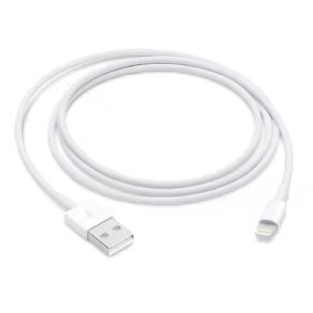 Cabo Lightning Usb Carregador Iphone branco apenas o cabo de carregamento CELULAR em Oferta na Shopee