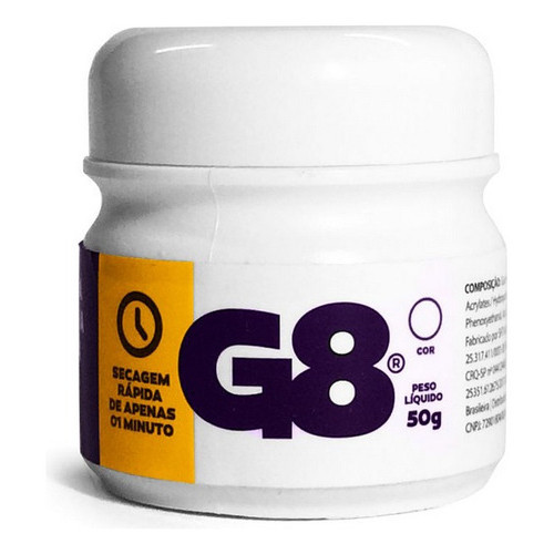 Cola Fabricar Megahair Fita Adesiva G8  Marrom -50gr