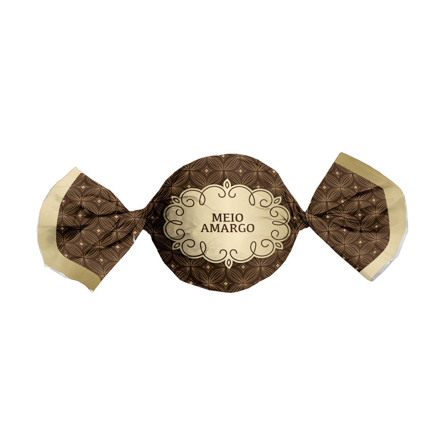 Papel Trufa 14,5x15,5cm - Meio Amargo - 100 unidades - Cromus - Rizzo em Oferta na Shopee