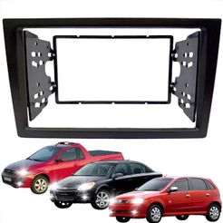 MOLDURA PAINEL GM CHEVROLET CORSA MONTANA VECTRA PARA MULTIMÍDIA 7 POLEGADAS DVD 2 DIN 89/M1