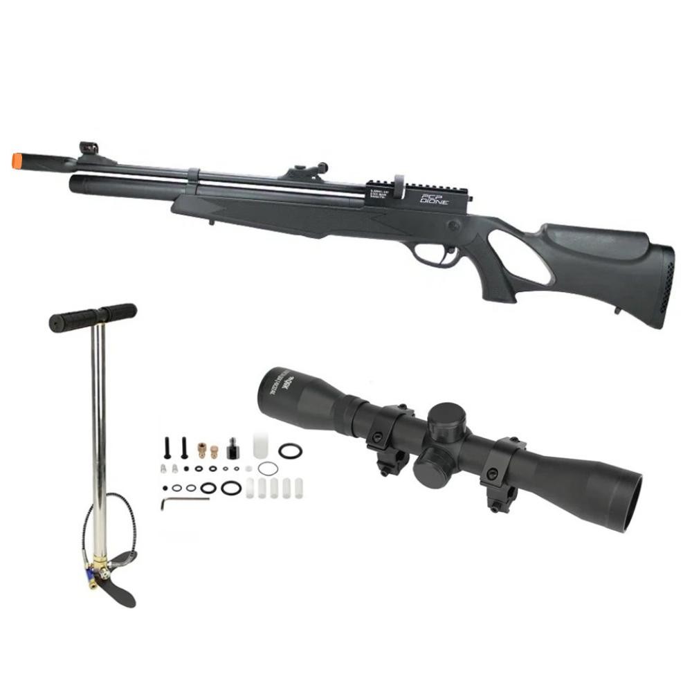 Carabina Pressão PCP Rossi Dione 5.5 + Bomba + Luneta 4x32 em Oferta na Shopee