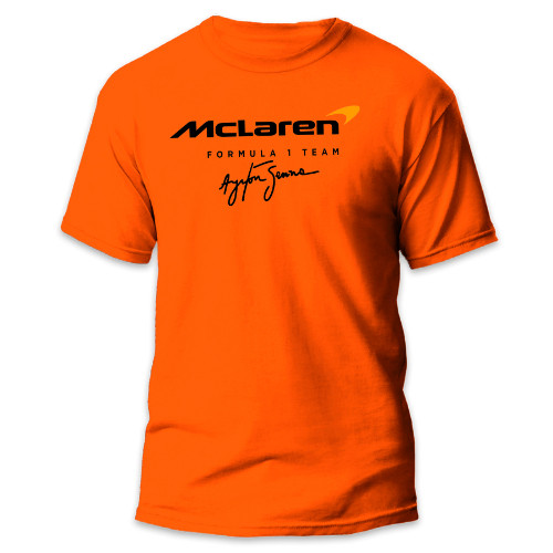 Camisa/Camiseta Airton Senna McLaren 100% Algodão Fio 30.1 - Promoção novidade