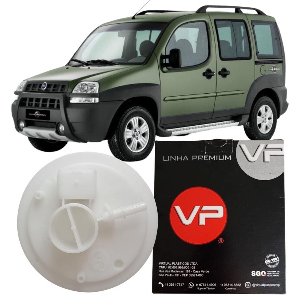Tampa Copo Bomba Combustível Doblo 1.3 1.6 1.8 Gasolina 2001 2002 2003 2004 2005