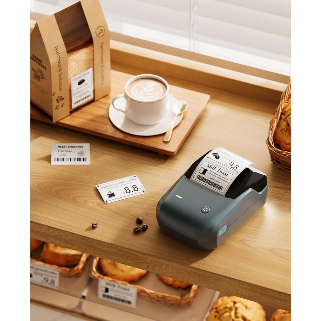 NIIMBOT B1 Impressora de Etiquetas Portátil Bluetooth 2 Polegadas Fácil de Usar Escritório Casa Negócios em Oferta na Shopee