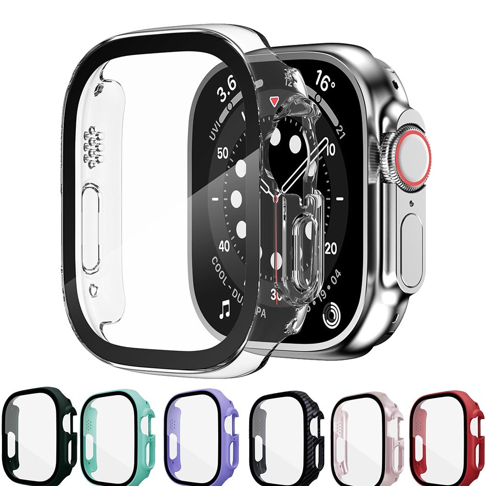 Capa Case de PC e Película Temperada Para Apple Watch Ultra 3 2 / Ultra 49MM