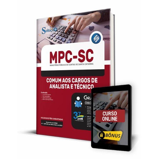 Apostila MPC-SC - Comum aos Cargos de Analista e Técnico