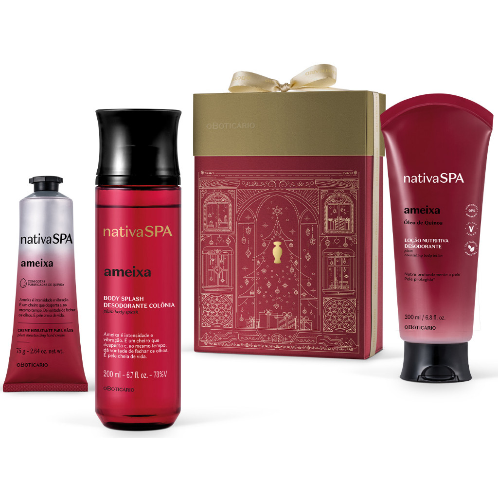 kit Presente Nativa SPA Ameixa O Boticário