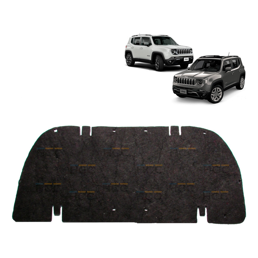 Kit Manta Forro Do Capô E Presilha Jeep Renegade 2018 19 20