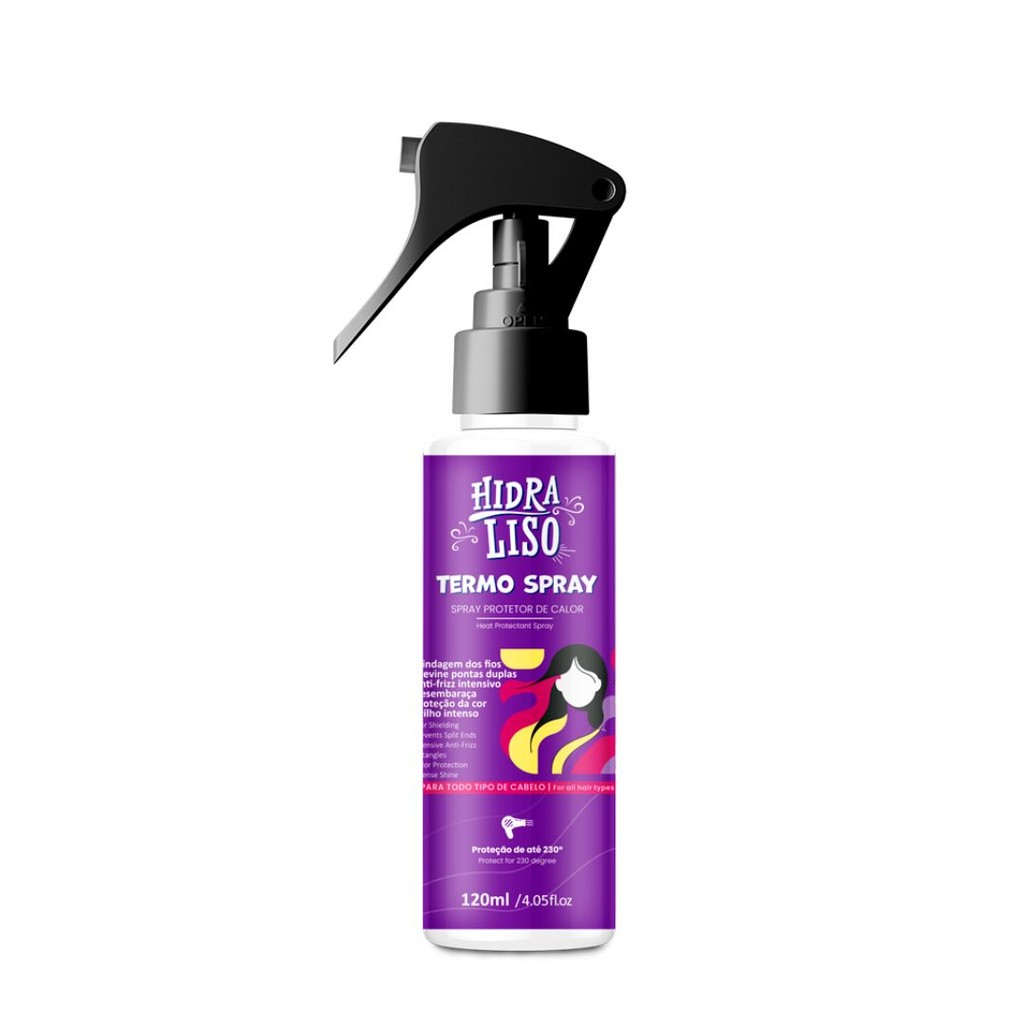 Fluido Protetor Termico Termo Spray 120 ml - Hidraliso