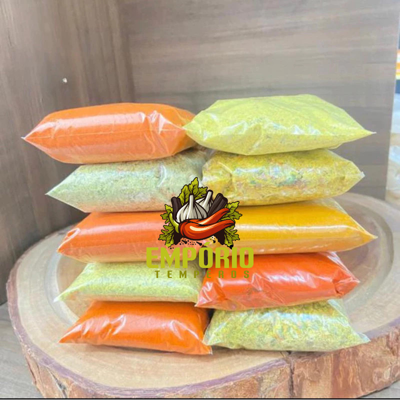 Monte seu kit tempero com 1kg em Oferta na Shopee