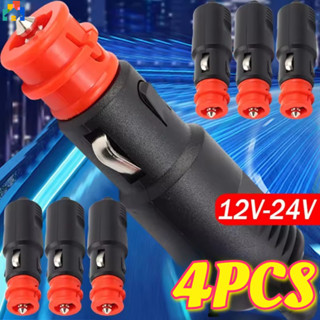 Universal 12V-24V Tomada De Isqueiro Do Carro Conexão De Energia Adaptador De Cigarro Macho Plugues Acessórios em Oferta na Shopee