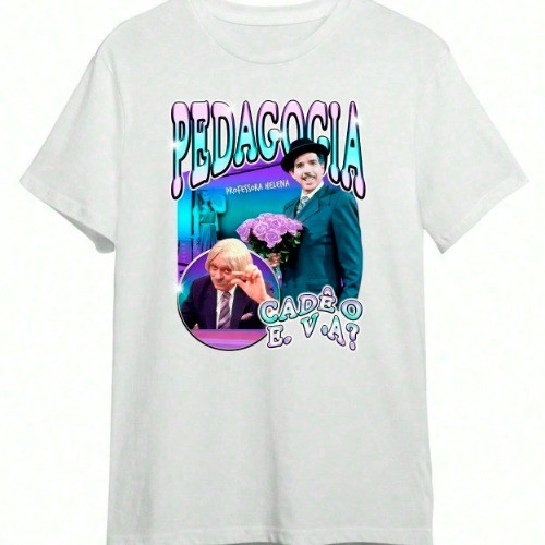 Camiseta Pedagogia Professor  Pedagogo Meme Cadê Meu Eva Zueira