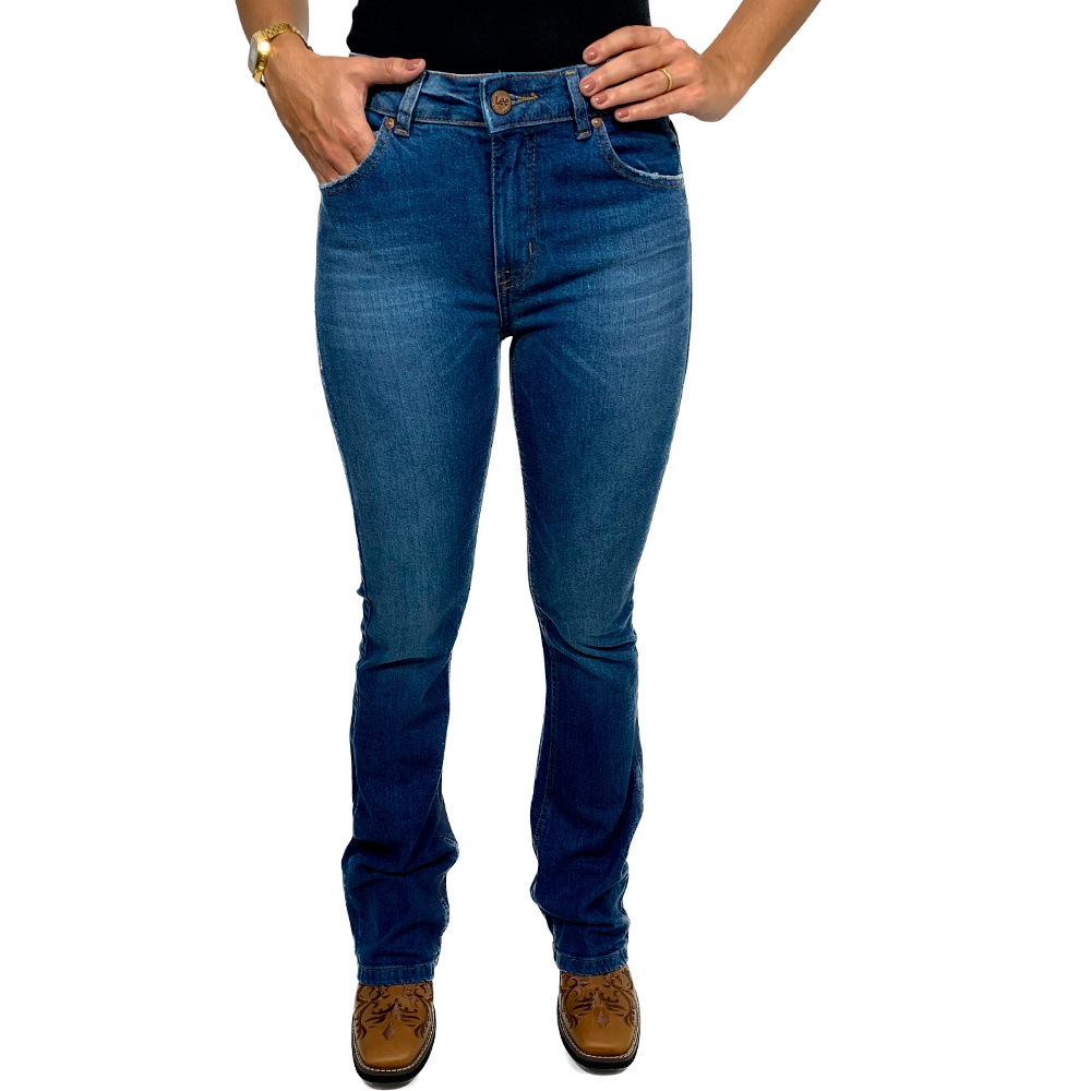 Calca Jeans Flare Feminina Lee Hoxie Premier Flare