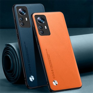 Capa De Couro Lisa Para Xiaomi Redmi Note12s 4G Luxo Silicone Macio Bordas De Dura À Prova De Choque Em Redmy Note 12s 12 s 4G