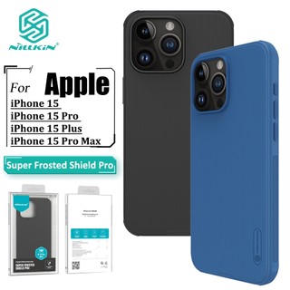 Nillkin Super Frosted Shield Pro Capa Para iPhone 15 Pro Max 15 Plus Ultrafina Fosca TPU + PC Anti Impressão Digital Traseira À Prova De Choque em Oferta na Shopee