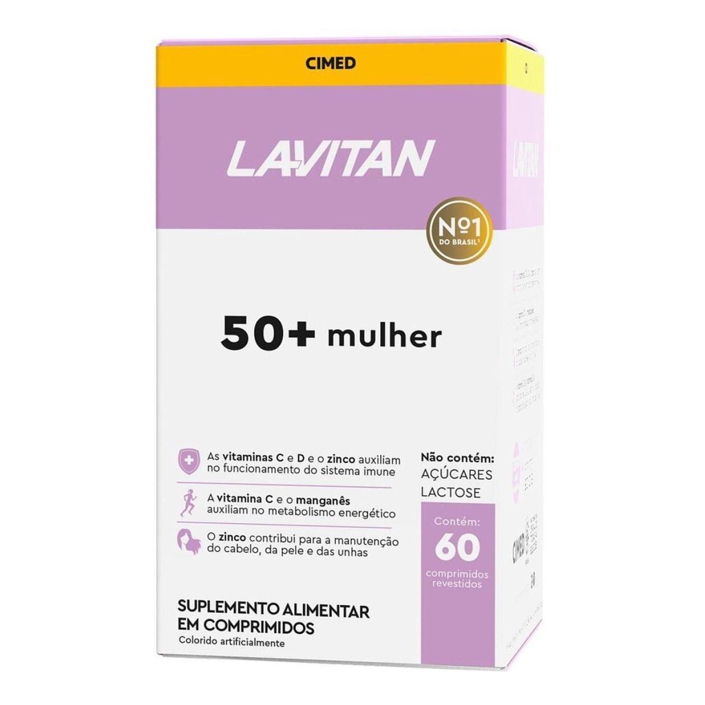 Lavitan 50+ Mulher 60 Comprimidos