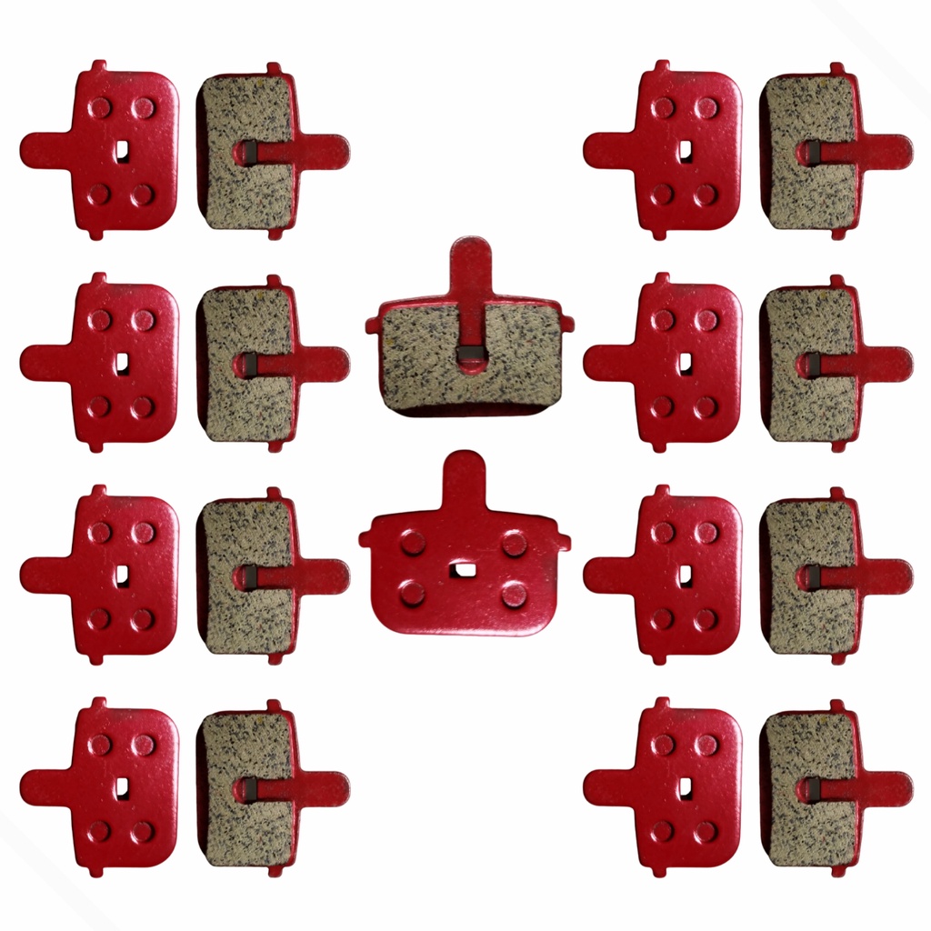 10 Pares Pastilha Freio Disco Quadrada c/ Furo Gts Absolute em Oferta na Shopee