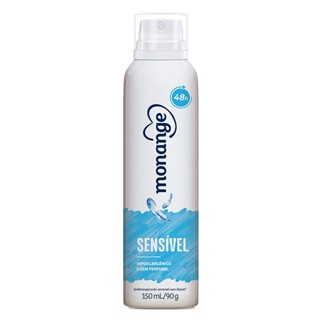 Desodorante Aerosol Monange Sensível 90g