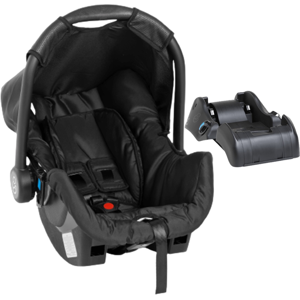 Bebe Conforto com Base para Carro Galzerano Grid Black 13kg em Oferta na Shopee