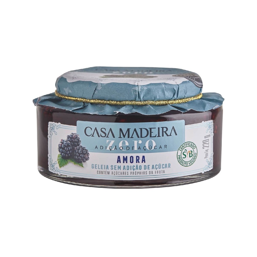 GELEIA GOURMET ZERO AÇÚCAR DE AMORA 220G em Oferta na Shopee