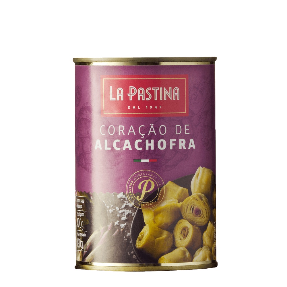 CORAÇÃO DE ALCACHOFRA LA PASTINA 400G
