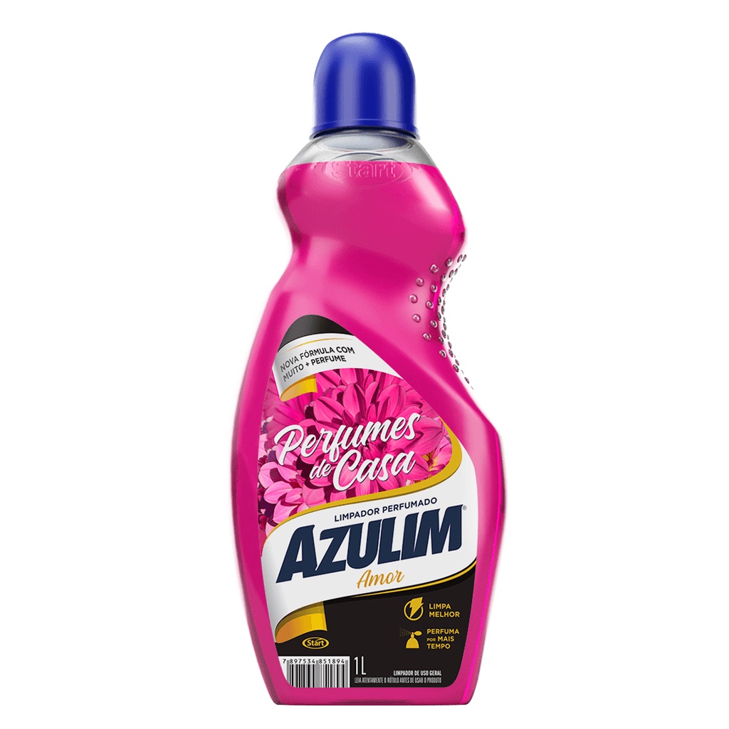 Limpador Perfumado Amor 1L Azulim - Home & Living