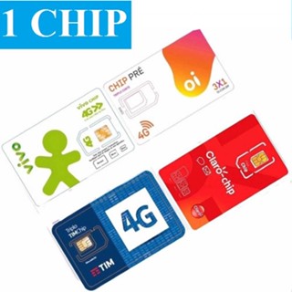 Chip operadora vivo claro Tim 4 G EnvioRapido**..