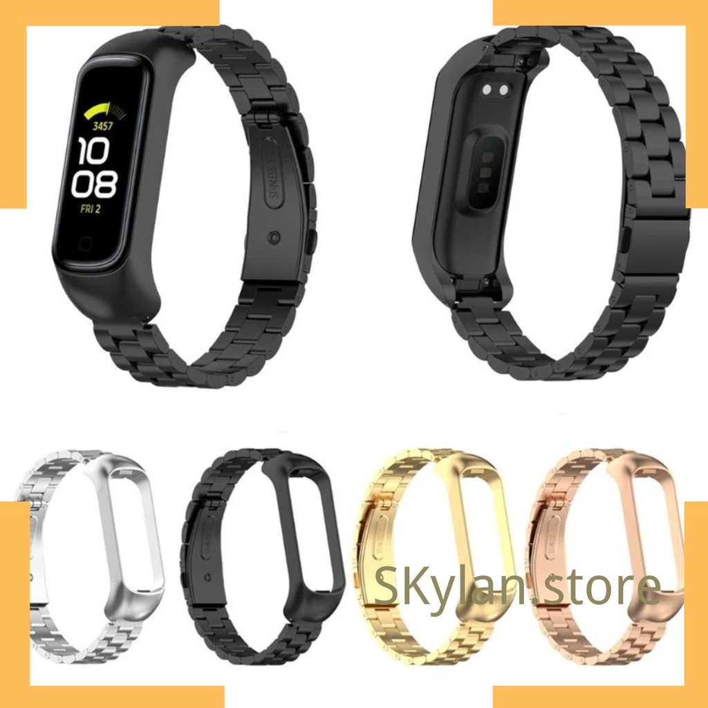 Pulseira 3 Aço Elos compativel Para Samsung Galaxy Fit 2 SM-R220