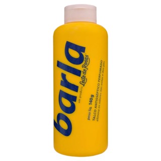 Talco Leite de Rosas Barla Perfumado em frasco 140 g