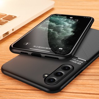 Capa De Couro De Luxo Da Linha PU Textura Para Samsung Galaxy M34 5G Silicone Macia Telefone