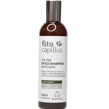 Shampoo Anticaspa Fito Capillus Tea Tree Up Ice 250ml Controla Microbiota e combate à Caspa em Oferta na Shopee