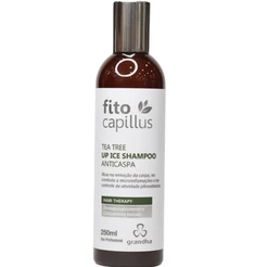 Shampoo Anticaspa Fito Capillus Tea Tree Up Ice 250ml Controla Microbiota e combate à Caspa