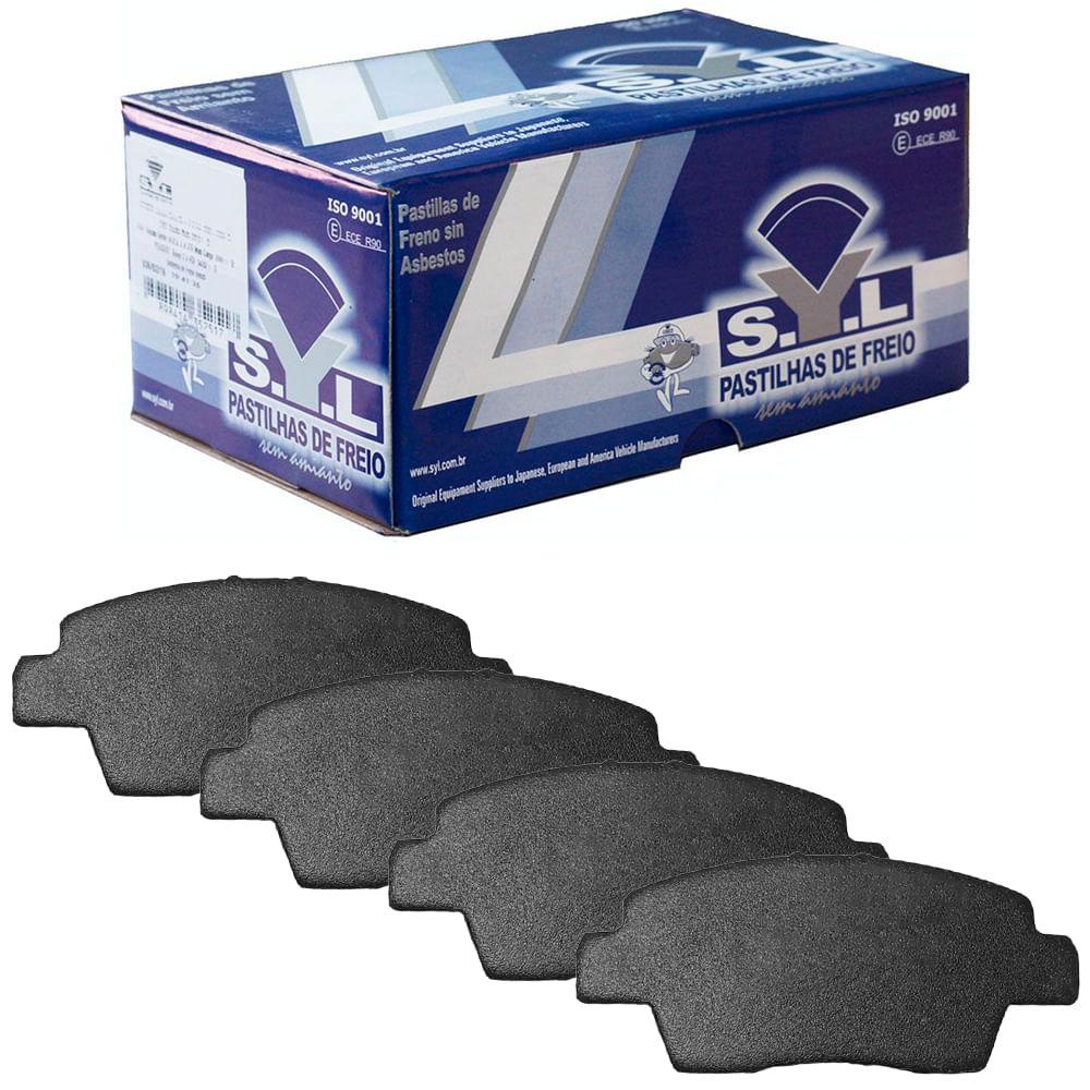 Kit Pastilha Freio Kwid 1.0 12v 2019 A 2022 Dianteira Syl
